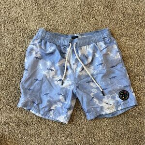 Maui and Sons shark swim trunks